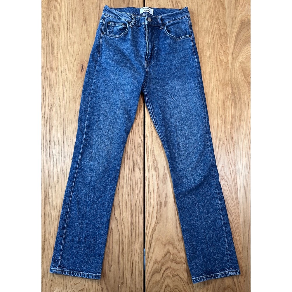 Reformation Liza High rise Sraight Jeans Denim Size 28 Blue Sustainable Chic